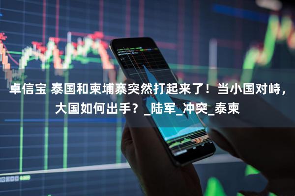卓信宝 泰国和柬埔寨突然打起来了！当小国对峙，大国如何出手？_陆军_冲突_泰柬